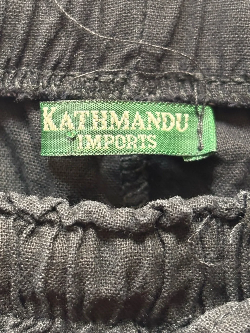 Kathmandu Imports Wide-Leg Printed Harem Tie-Dye Sacred Symbol Pants - Picture 7 of 11